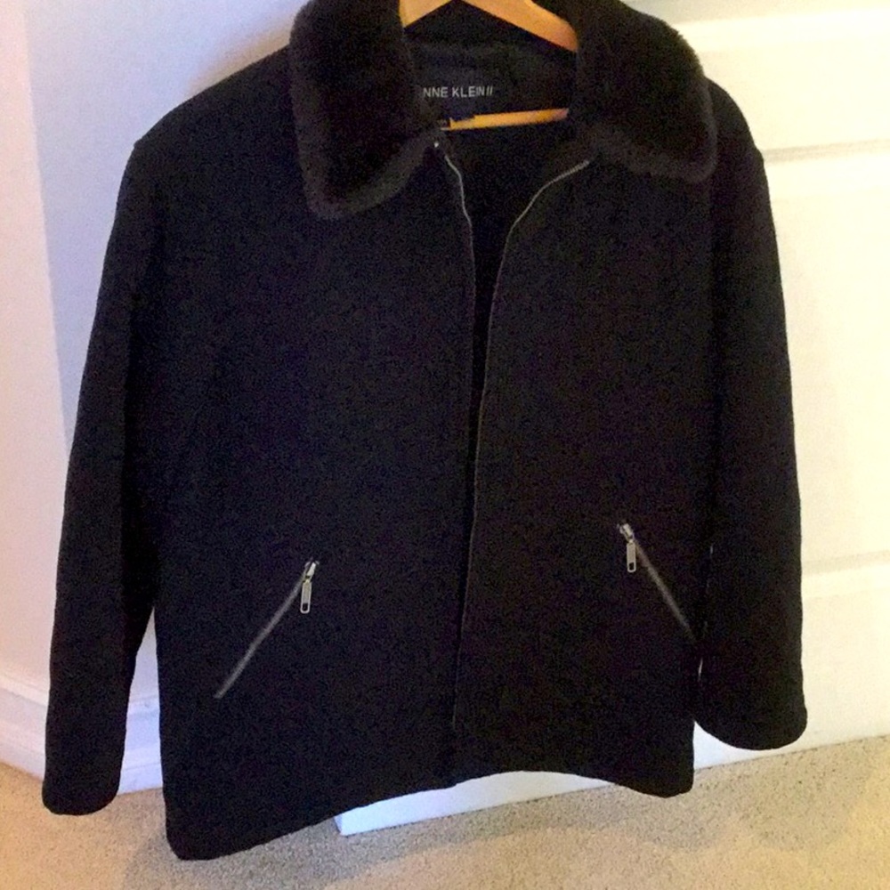 Warm Wool Winter Anne Klein Jacket XS